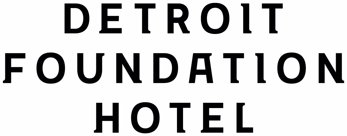 Detroit Foundation Hotel boutique hotel wordmark logo