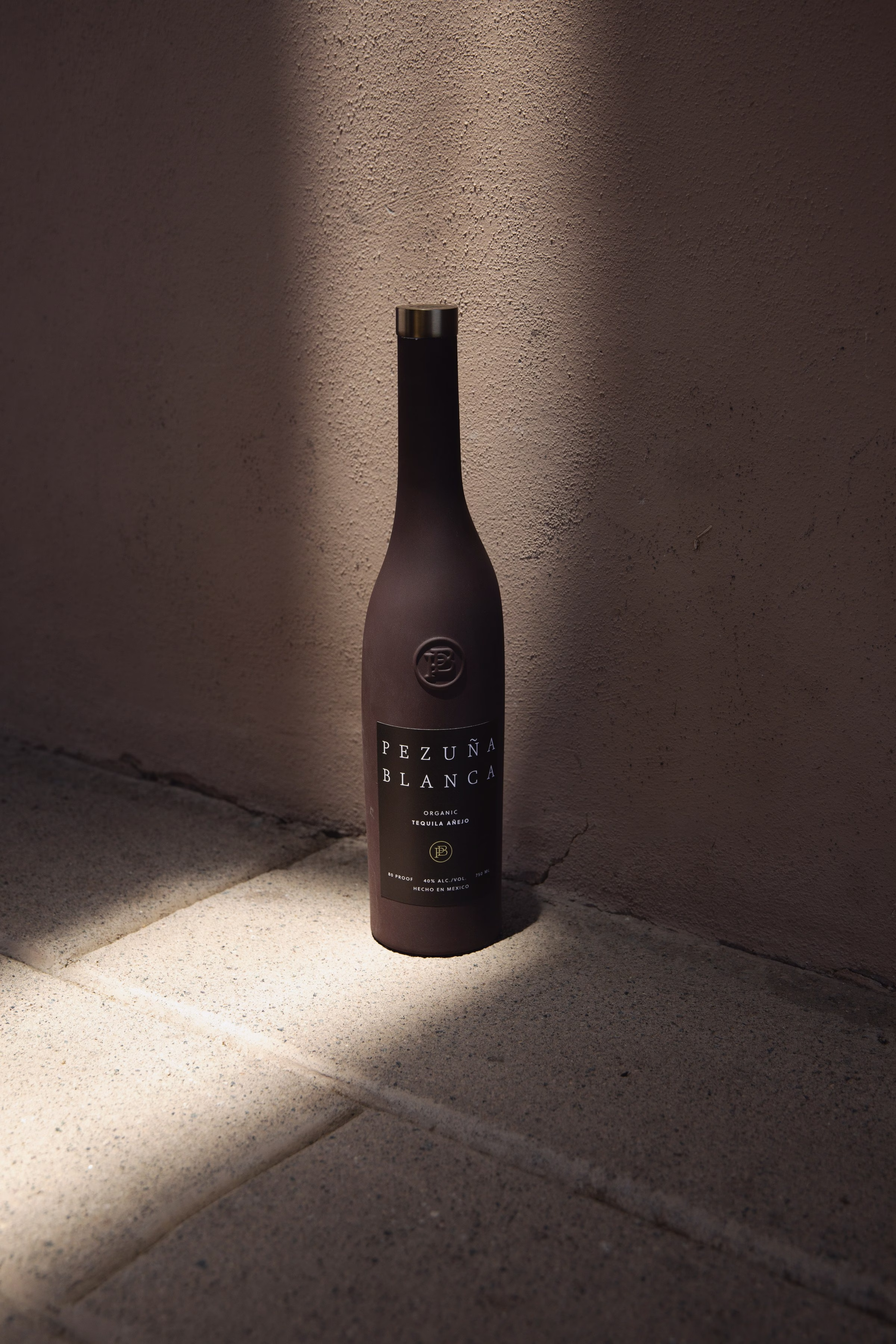 Pezuna Blanca Organic Tequila Bottle Texture Mexican Heritage PR Agency