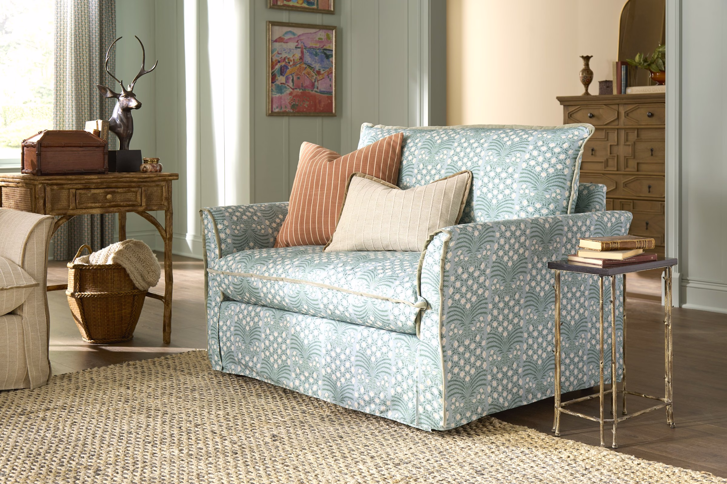 The Napiers Erin & Ben Co. Home Town living room design vignette with HGTV-styling