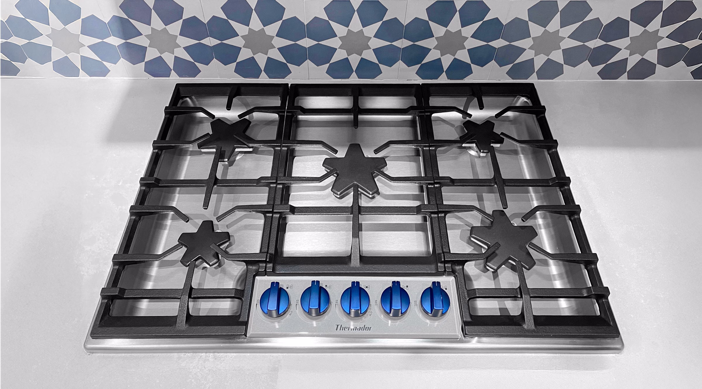 Thermador Masterpiece Gas Cooktop Blue Knob Accessory Magrino PR