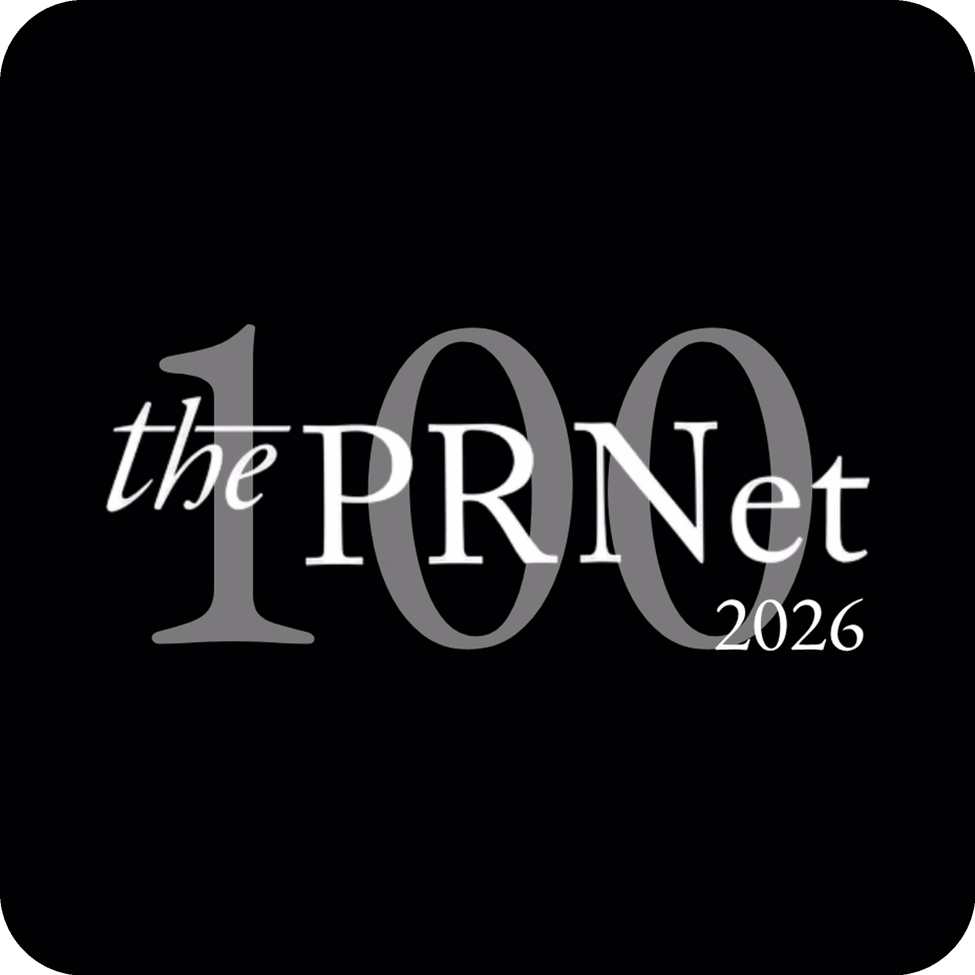 Magrino PR - The PR Net 100 2026 – Winner's Badge